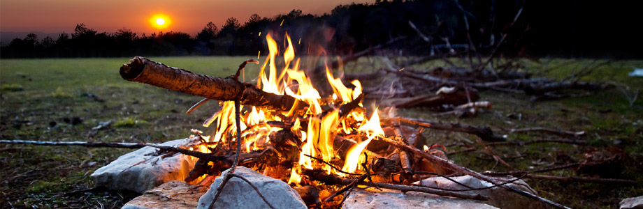 Camp Fire and Glamping in Bell Tents